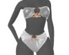 White Silk Halter Set