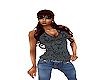 Denim Lace Tank