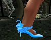 Suna Blue Swan Pumps