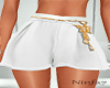 [NF7] White&Gold  Shorts