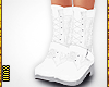 ! All White Boots