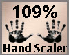 Hand Scale 109% F