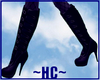 (HC) Purple Goth Boots