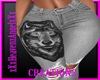 Wolf Face Grey Jeans
