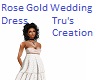 Rose Gold Wedding Dress