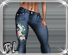 BL-EMBROIDERY JEANS(BF)