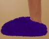 Purple Fluffy Slippers F