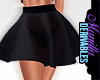 ! Black Mesh Skirt