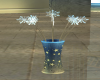 Snowflake Vase Blue
