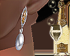 "CHP" Pearl earring