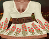 Fall Floral SweaterDress