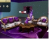 Purple Rose Couch set