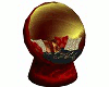 Red Gold Club Chair