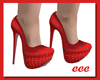 1950 red DOTTI heels CCC