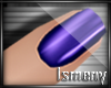 [Is] Short Nails Purple