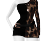 half leopard dress