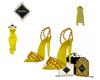 GLAMOR24 HEELS LEMONDROP