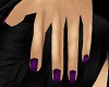 {EVA} Purple Swirl Nails