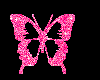 sparkly pink butterfly