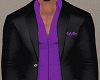 +SUIT PURPLE SHIRT+