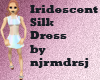 Iridescent Silk Dress