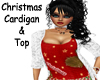 Christmas Cardigan +Top