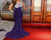 purple sparkly gown