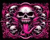 Pink Satanic Skull BG