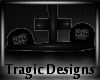 -A- Cross Coffin Bench