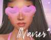 N| Heart Glasses Pink