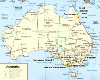 Australia Map Poster