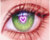 Green Heart Eyes