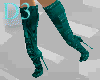 *D3* Turquoise Boots