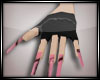 M" Black Dark Gloves