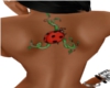Ladybug Back Tattoo