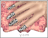 Y{ Zebra Manicure }
