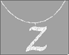 Letter Z Necklace - F -