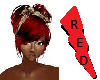 Red's tied updo Stars