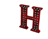 H Letter/sign/mesh
