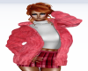 Luxury Coral Fur Hoody