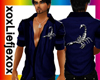 [L] Scorpion Shirt blue