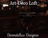 art-deco side table