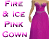 Fire & Ice Pink Gown