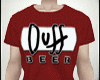 Duff Beer Shirt Red