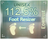 E~ Foot Scaler 112.5%
