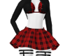 Plaid fit red