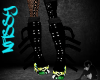 blk/lime boots