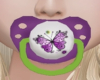 Child Butterfly Paci Pur