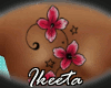 iC|Flower Back Tattoo