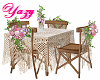 Y "Floral Table n Chairs